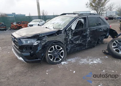 2019 Toyota Rav4 Adventure z USA, uszkodzony, nr VIN 2T3J1RFVXKW002507